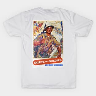 Save More, Reprint of British Wartime Poster T-Shirt